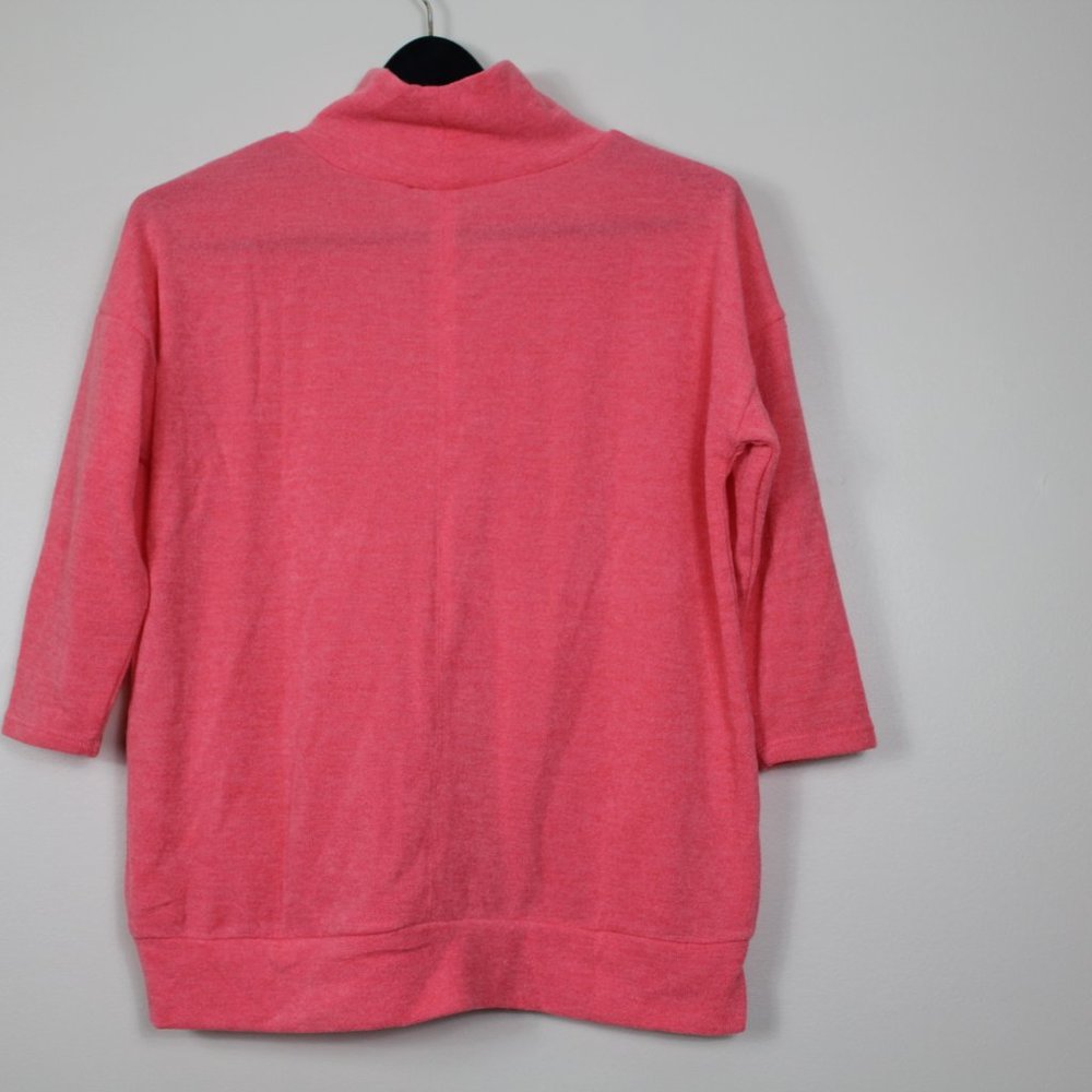 Stitch & Knot Coral Pink Sweater Top Womens S NWT - Picture 4 of 4